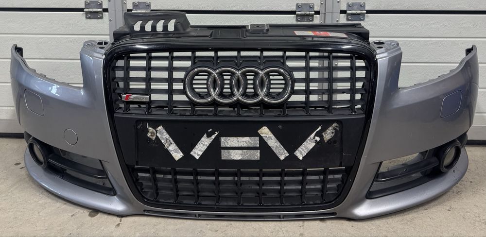 Bara fata completa Audi A4 B7 S line cu spalator de far