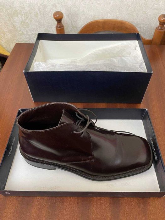 Мужские ботинки, телячья кожа, Франция, 43 размер,  б.у