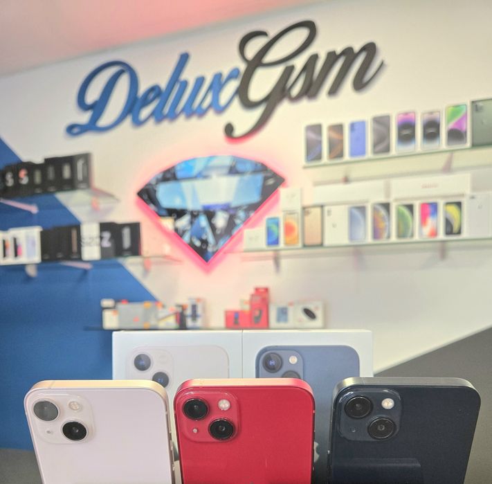 Iphone 13 / Black/Blue/Pink/Red / 128/256 GB / DeluxGSM