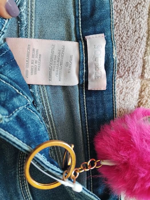 9 броя къси дънкови гащи за принцеса на 3,4,5 год.