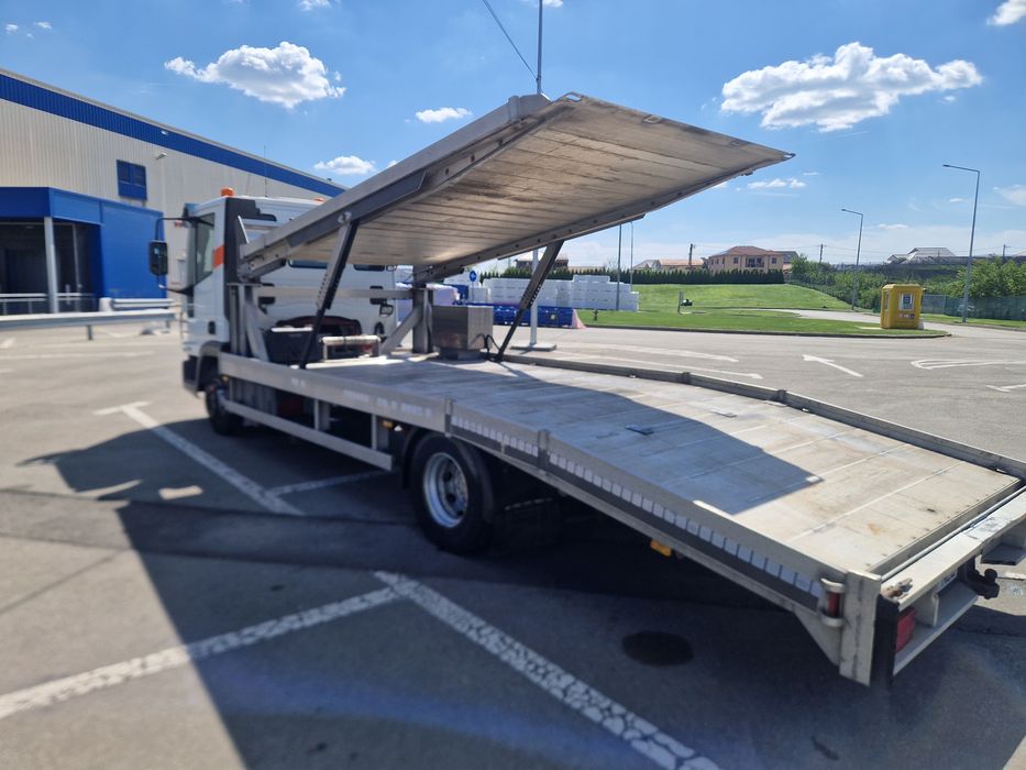 Transportor, Platforma 2 pozitii Iveco Eurocargo  7,5, 253500 km.