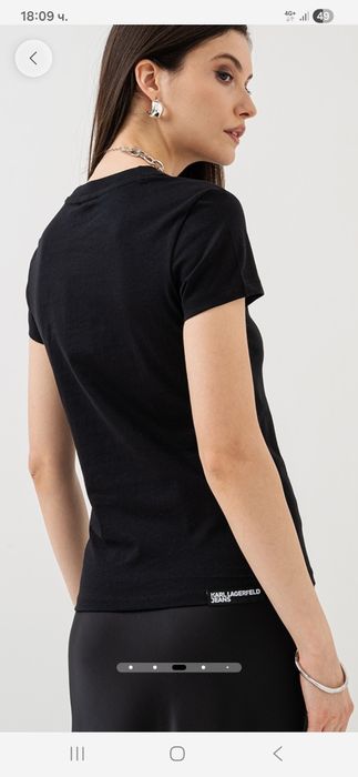 Дамска тениска KARL LAGERFELD JEANS  XS размер