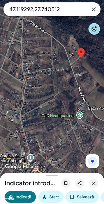 Teren intravilan Chicerea - Tomesti - 656 mp + acces, lângă pădure