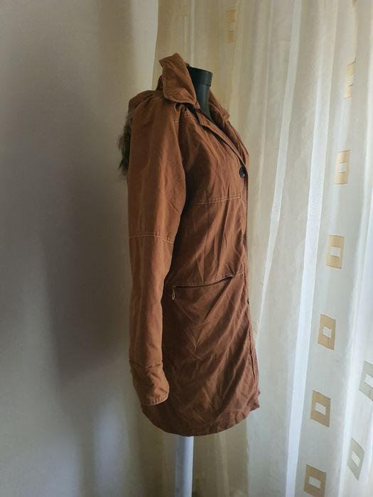 Geaca maro lunga cu gluga  Steilmann