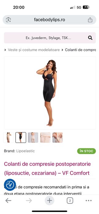 Corset compresiv Lipoelastic