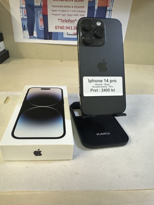 Iphone 14 pro / 128 gb / 100% baterie