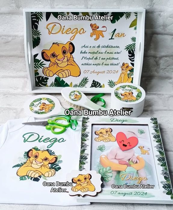 Set mot turta + tricouri personalizate