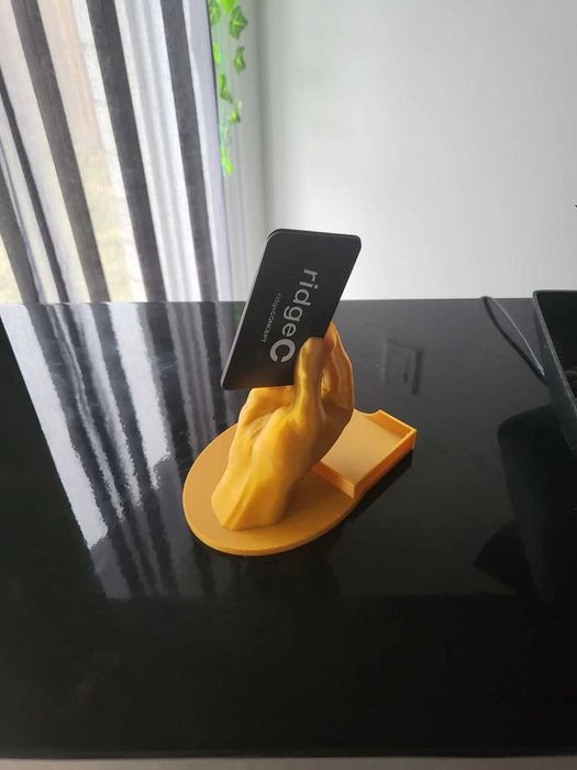 Ръчно изработен държач за визитки, 3D принтирана поставка за визитки