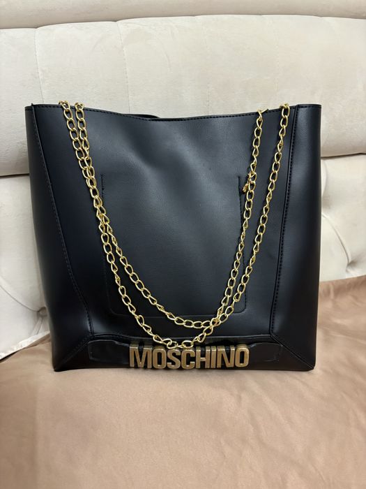 Дамска чанта Moschino + ПОДАРЪК РАНИЦА
