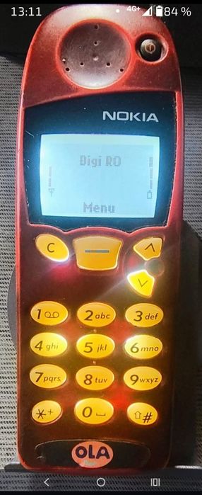 Nokia 5110 cu leduri schimbate ( decodat, baterie noua)