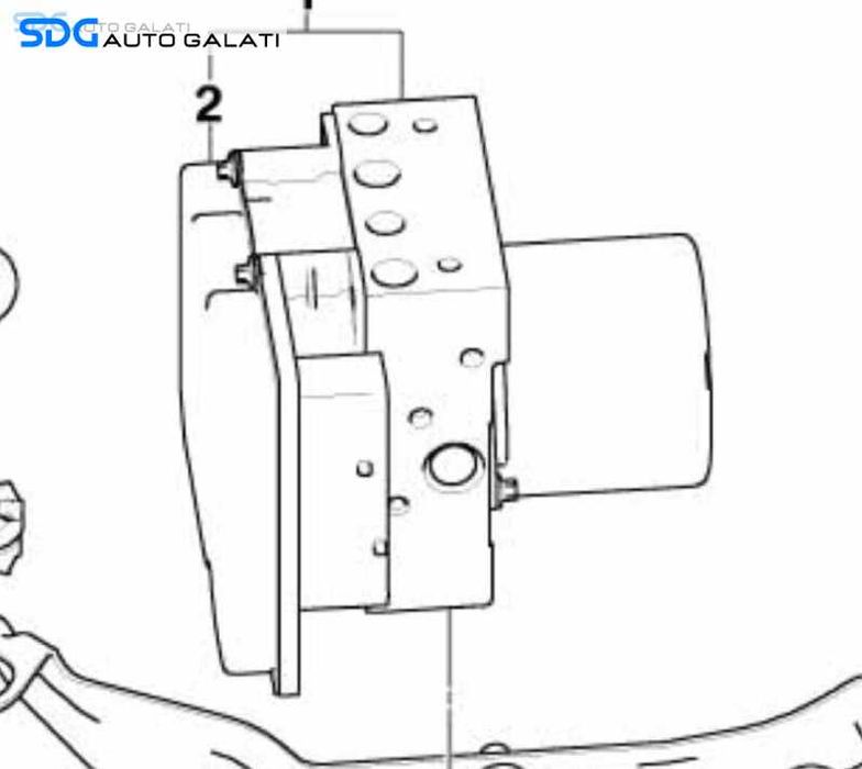 Pompa ABS BMW X3 E83 2005 - 2010 Cod 3439781-01 34523439820-01 [L8551]