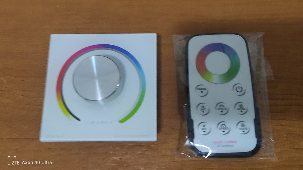 Controller dimabil de perete cu knob K3, pentru bandă LED RGB