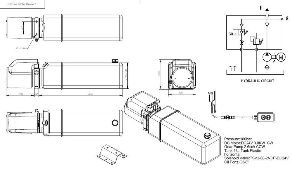 Хидравличен агрегат за самосвални ремаркета