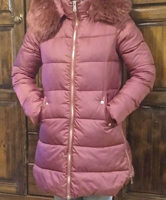 Дамско яке, размер S,цвят бордо