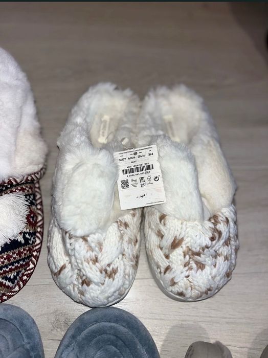 36/37 Нови дамски чехли пантофи домашни oysho ойшо