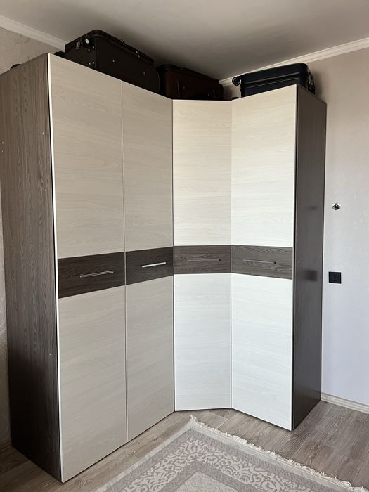 Угловой шкаф + 2х кровать