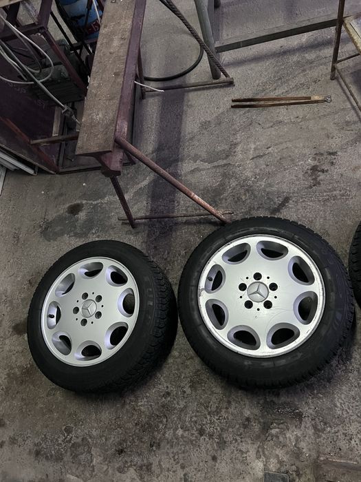 Джанти Мерцедес със зимни гуми 205 55 16 Fulda