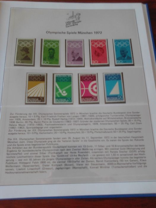 Offiziele ARD-olympia sammlung