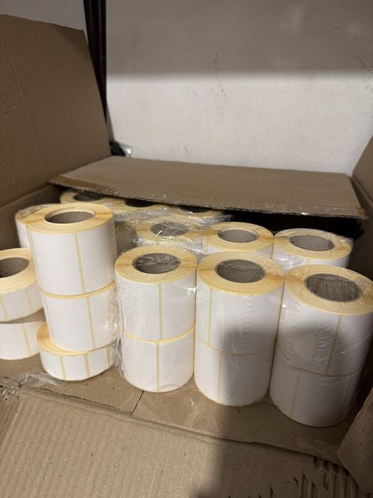 Термоэтикетки, для принтера, чековые ленты для магазинов