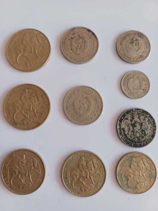 Продавам лот стари монети от България