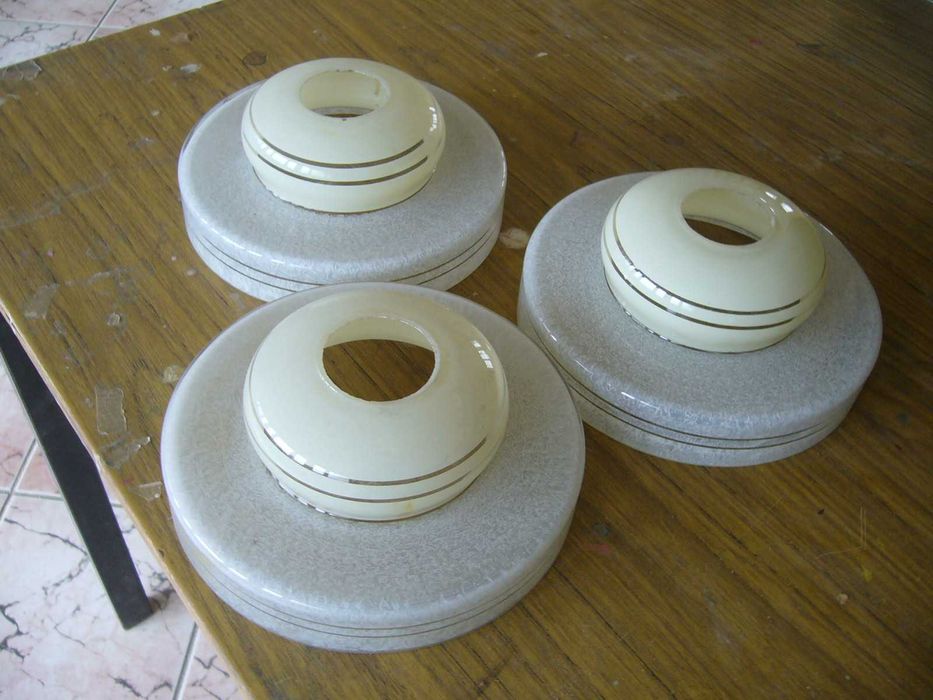 Старинни СТЪКЛЕНИ  Абажури