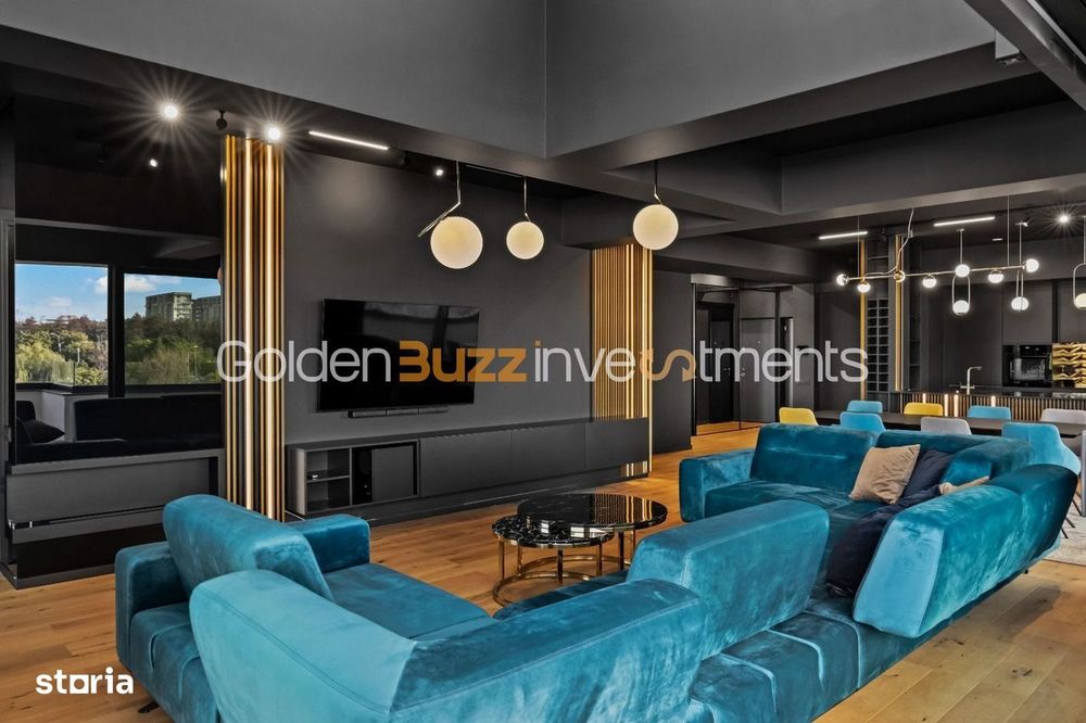 Apartament 3 camere lux | 140 mp | 33 mp terasă | Șos. Petricani — fotografia 3