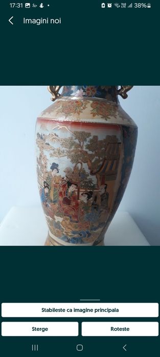 Vaza din portelan, 47 cm inaltime
