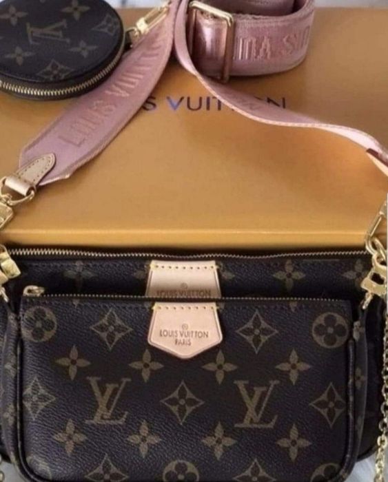 Geanta LV new model 3 în 1,saculet, etichetă