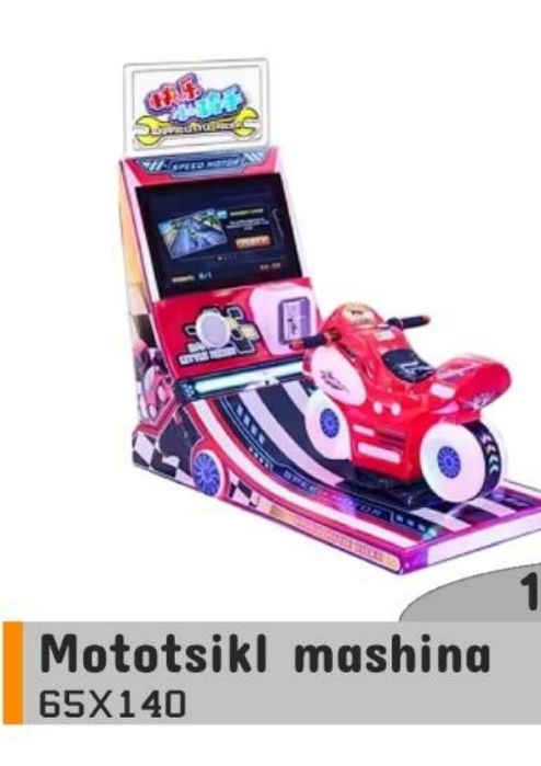 Мотоцикл. Веселые аттракционы. Quvnoq attraksionlar