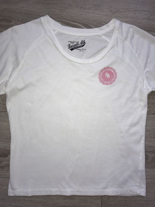 Bluza alba Russell Ath nr.M