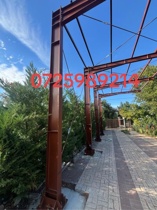 Structura metalica orice proiect realizam conform proiect carport hala