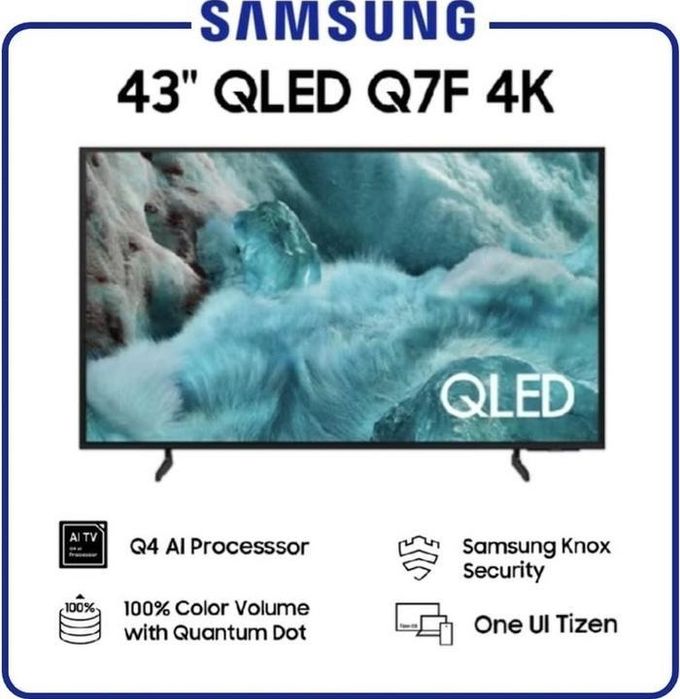 Телевизор Samsung Q7F QLED 2025 4K TizenOS Доставка Бесплатно