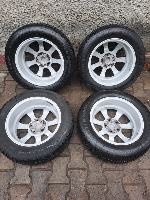 Set Roti ,Jante Aliaj 5x114.,3 16"Originale Renault cu.Anvelope Iarna Dunlop 205/60 R 16  Dot 2020