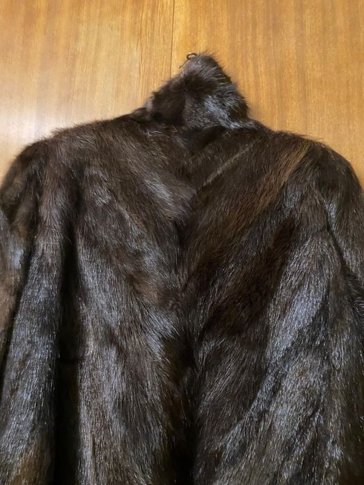 Кожено палто лисица ново