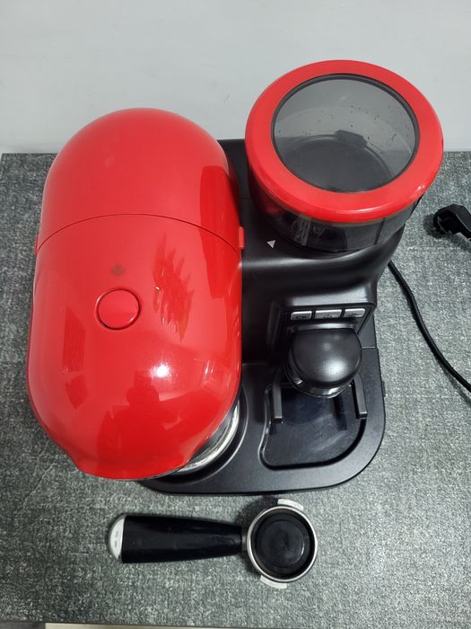 Espressor manual Ariete Moderna, 1318BKRD Rosu, 1080w, Rasnita incorpo