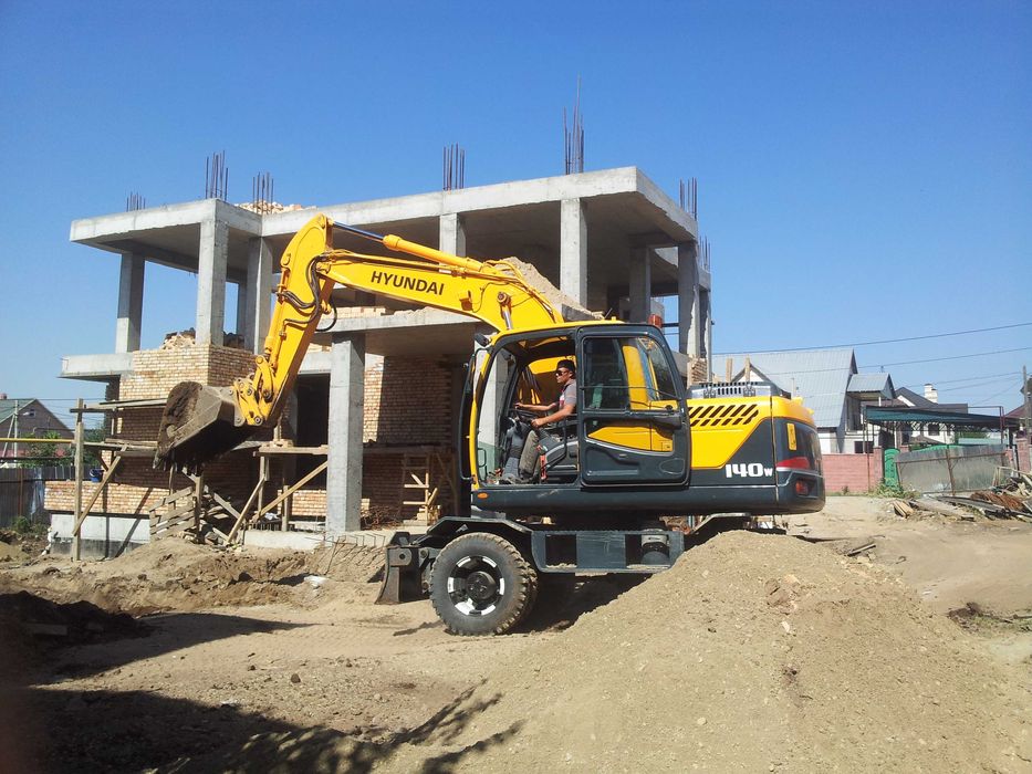 Услуги экскаватора Hyundai 140 Robex