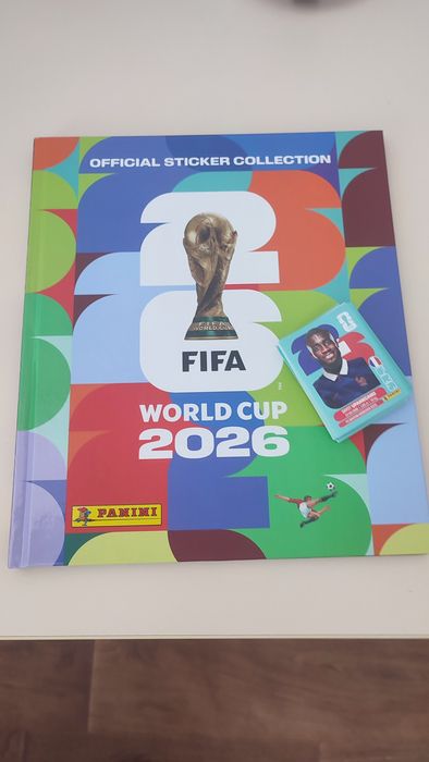 Албум Panini world cup 2026 твърди корици + 100 неповтарящи се незалепени стикера