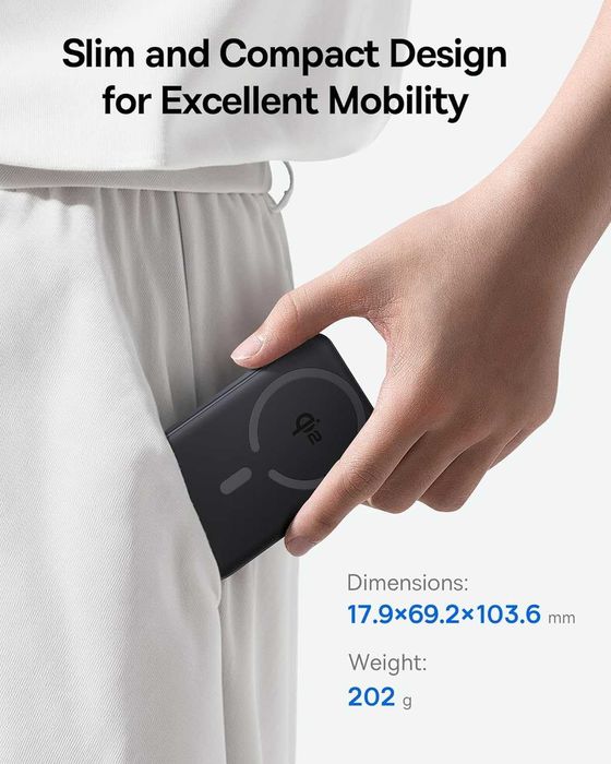 Baseus MagSafe Power Bank, Battery Pack 10000mAh 22.5W