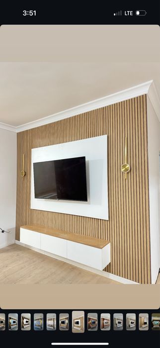 Бамбук панель, Декор панель, Рейки и луверы, латунь