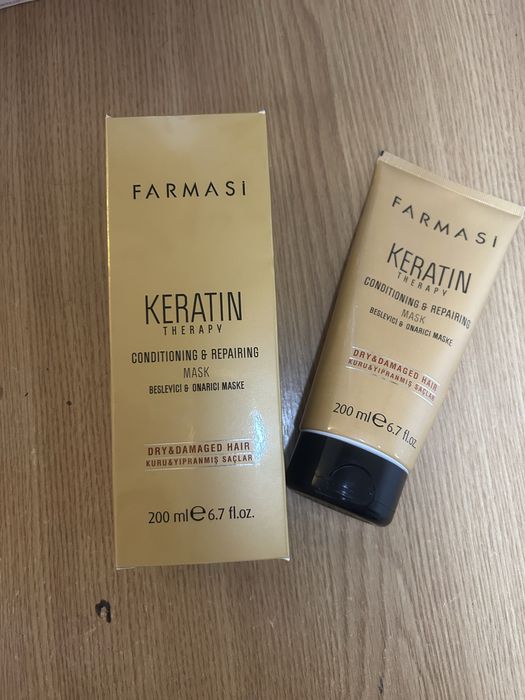 Masca de par cu keratina