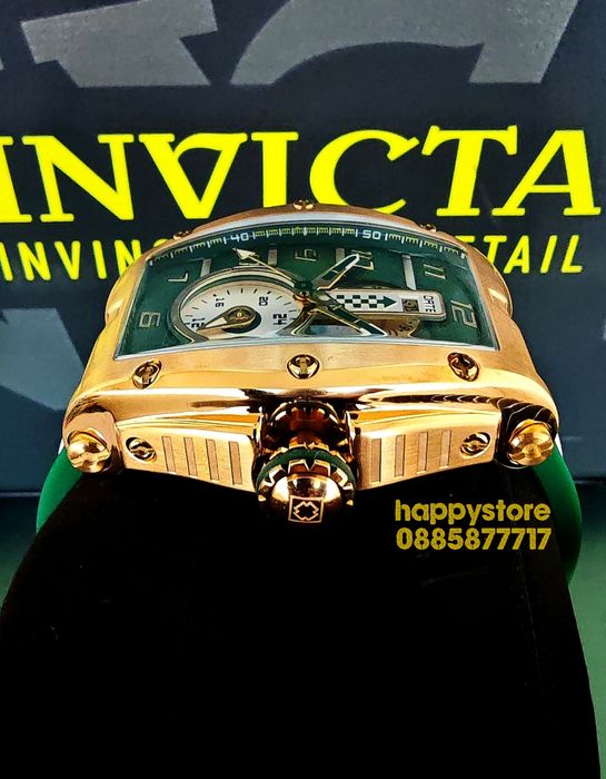 INVICTA Racing Monza Gold/Green, Инвикта нов ръчен часовник