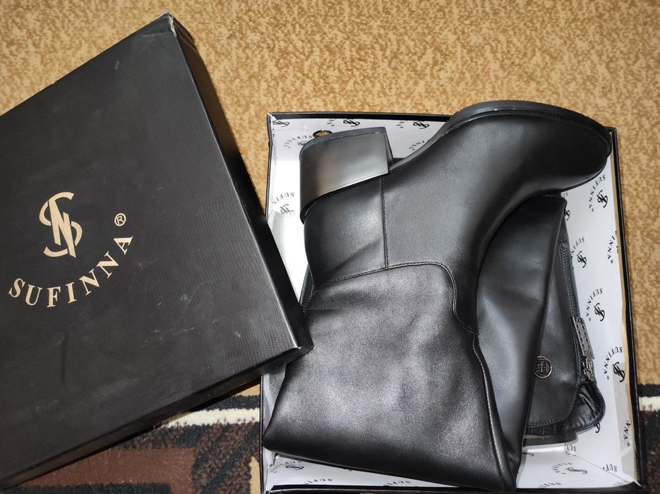 Продам сапоги-ботфорты