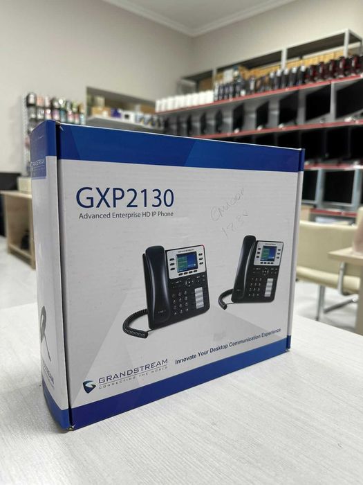 Б/у IP-телефон Grandstream GXP2130 в идеальном состоянии, с гарантией