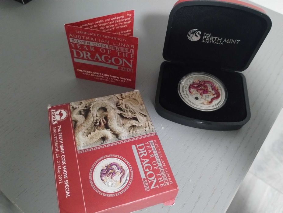 Moneda de colecție argint pur.