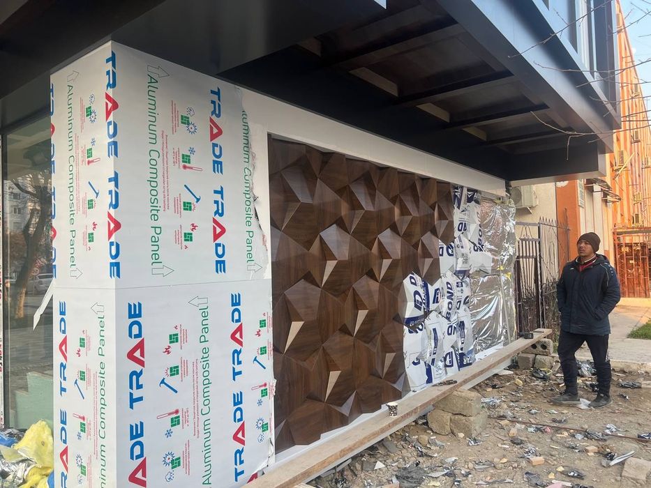 Alkafon alikafon alyukobond tunikafon alucobond Travertin