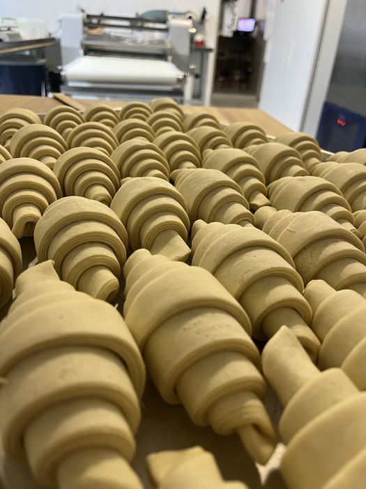 свежая выпечка.