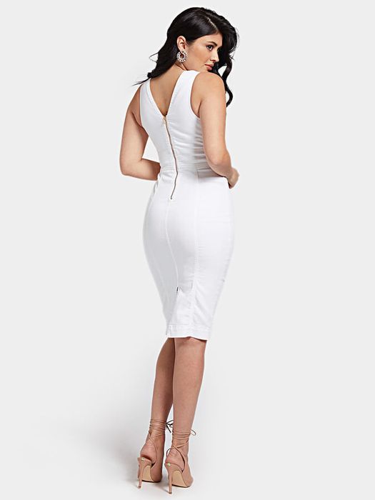 Дънкова рокля Guess. Slim fit модел