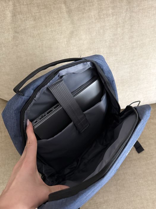 Ghiozdan laptop business negru slim avion calatorii geanta travel usb