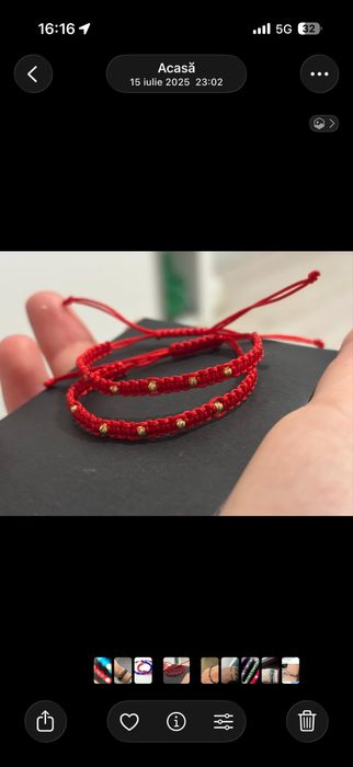 Martisoare -bratari cu snur ajustabil