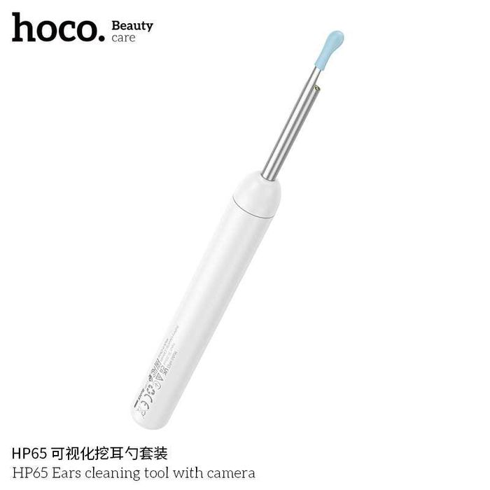 Hoco HP65 Визуальный ушной эндоскоп набор для чистки ушей с камерой